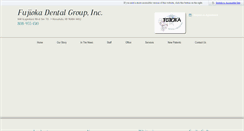 Desktop Screenshot of fujiokadentalgroup.com